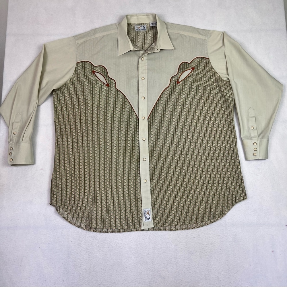 Panhandle Slim Retro Western long sleeve Shirt snap button